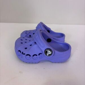 Crocs Baby Purple Classic Clog Shoes Size Child 4